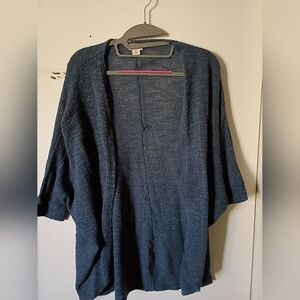 Mossimo Supply Co. Blue Knit Cardigan Size M
